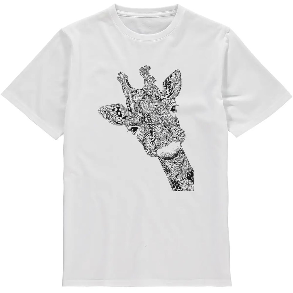 Regular Fit Printed T-Shirt Giraffe — image 2