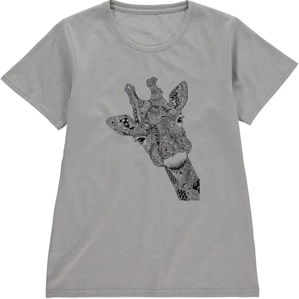 Regular Fit Printed T-Shirt Giraffe — image 5