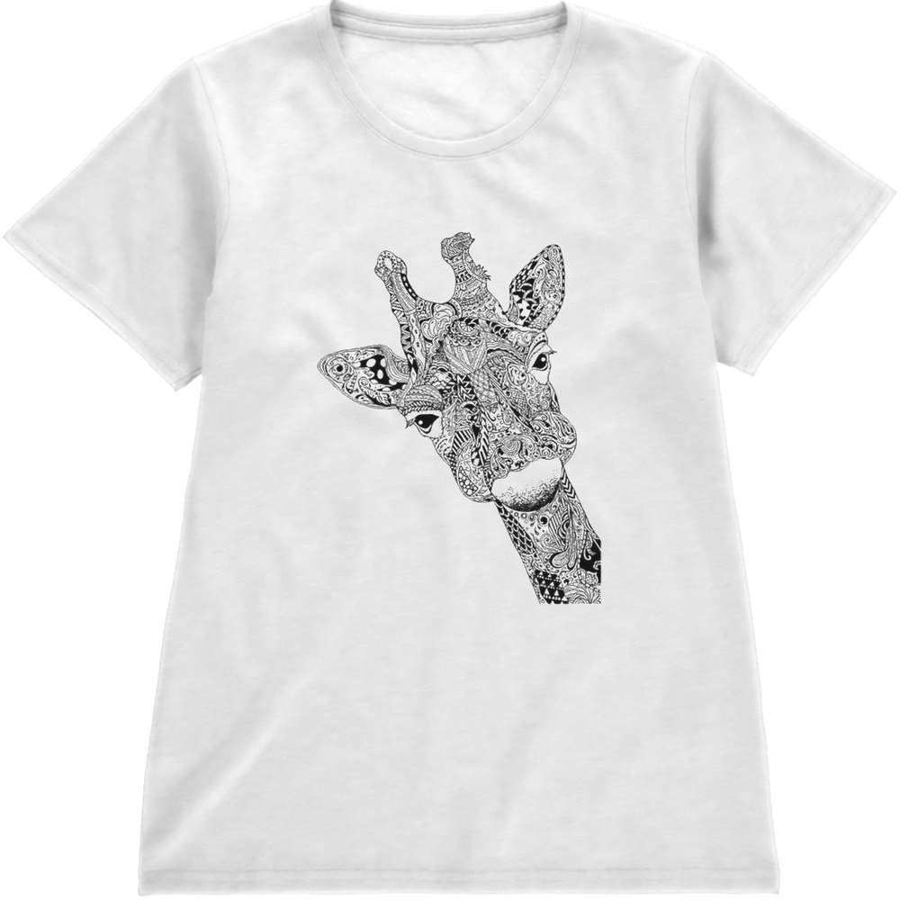 Regular Fit Printed T-Shirt Giraffe — image 4