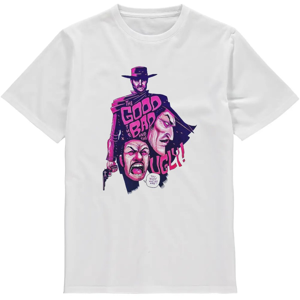 Regular Fit Printed T-Shirt The Good The Bad and The Ugly — image 2