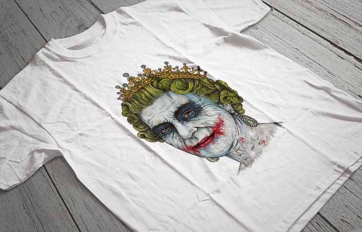 Regular Fit Printed T-Shirt Joker Queen