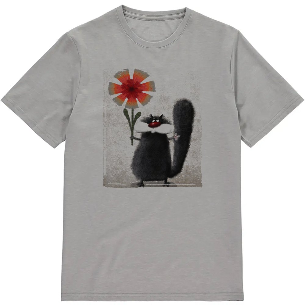 Regular Fit Printed T-Shirt Cat — image 3