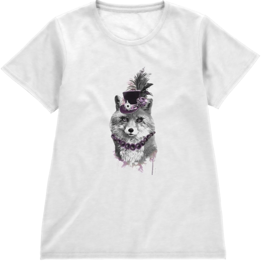 Regular Fit Printed T-Shirt Fox — image 4