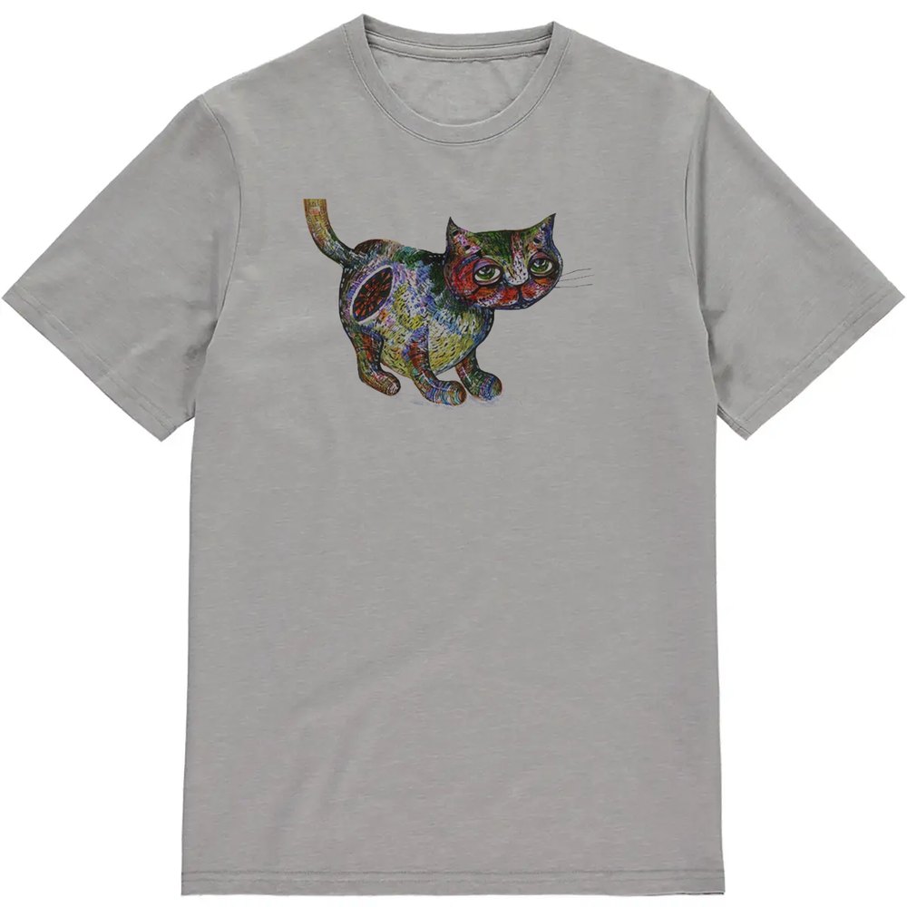 Regular Fit Printed T-Shirt Cat — image 3