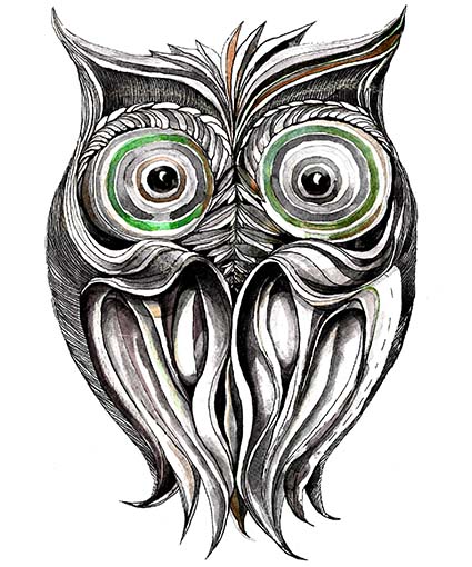 Regular Fit Printed T-Shirt Owl — image 6