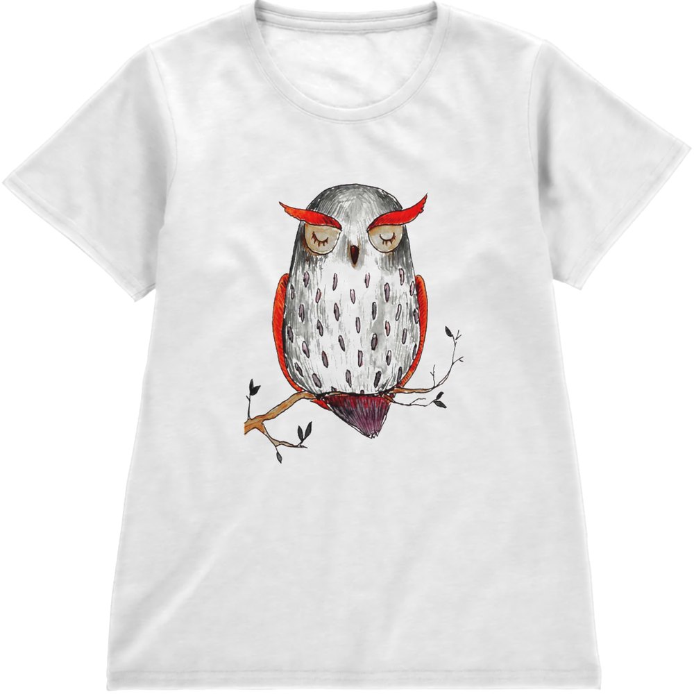 Regular Fit Printed T-Shirt Owl — image 4