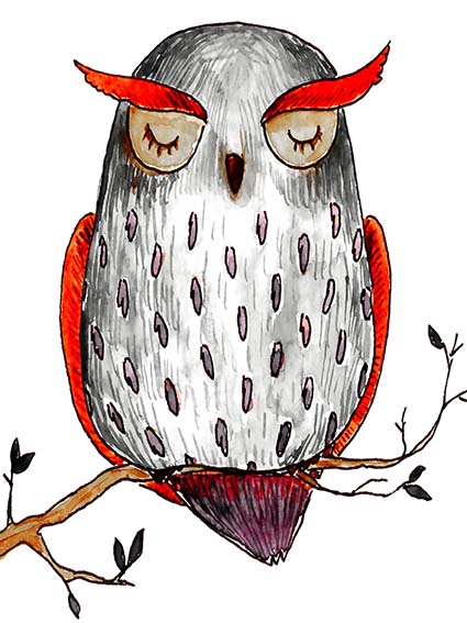Regular Fit Printed T-Shirt Owl — image 6