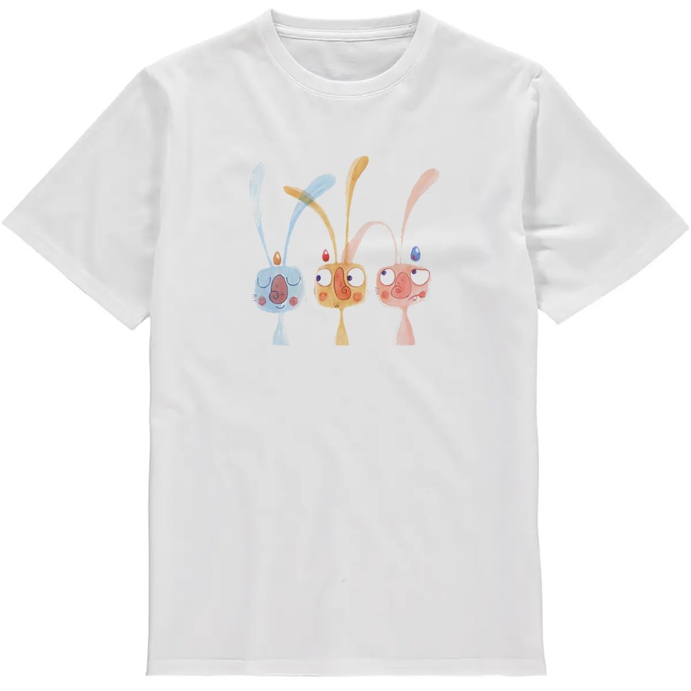Regular Fit Printed T-Shirt Rabbits — image 2