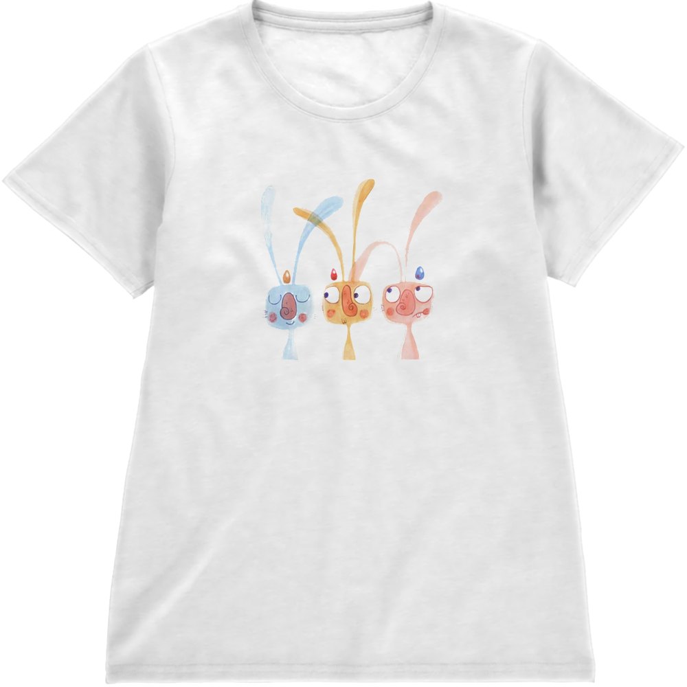 Regular Fit Printed T-Shirt Rabbits — image 4