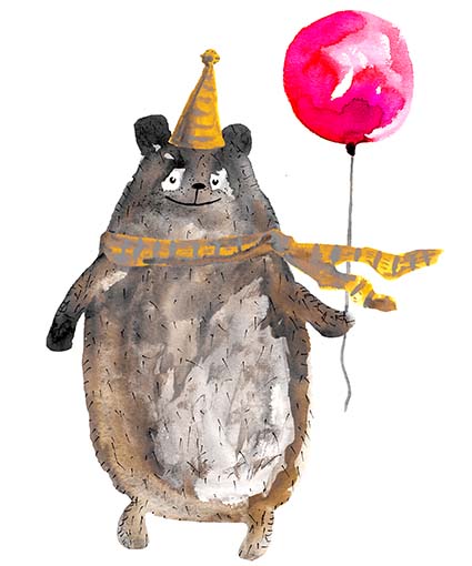 Regular Fit Printed T-Shirt Bear — image 6