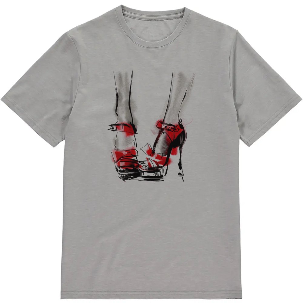 Regular Fit Printed T-Shirt Shoes — image 3