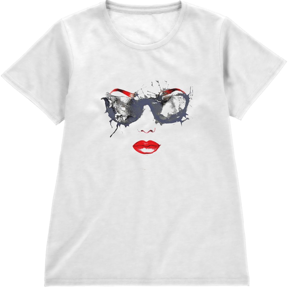 Regular Fit Printed T-Shirt Woman in Sunglasses — image 4
