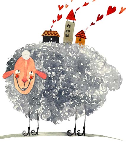 Regular Fit Printed T-Shirt Sheep — image 6