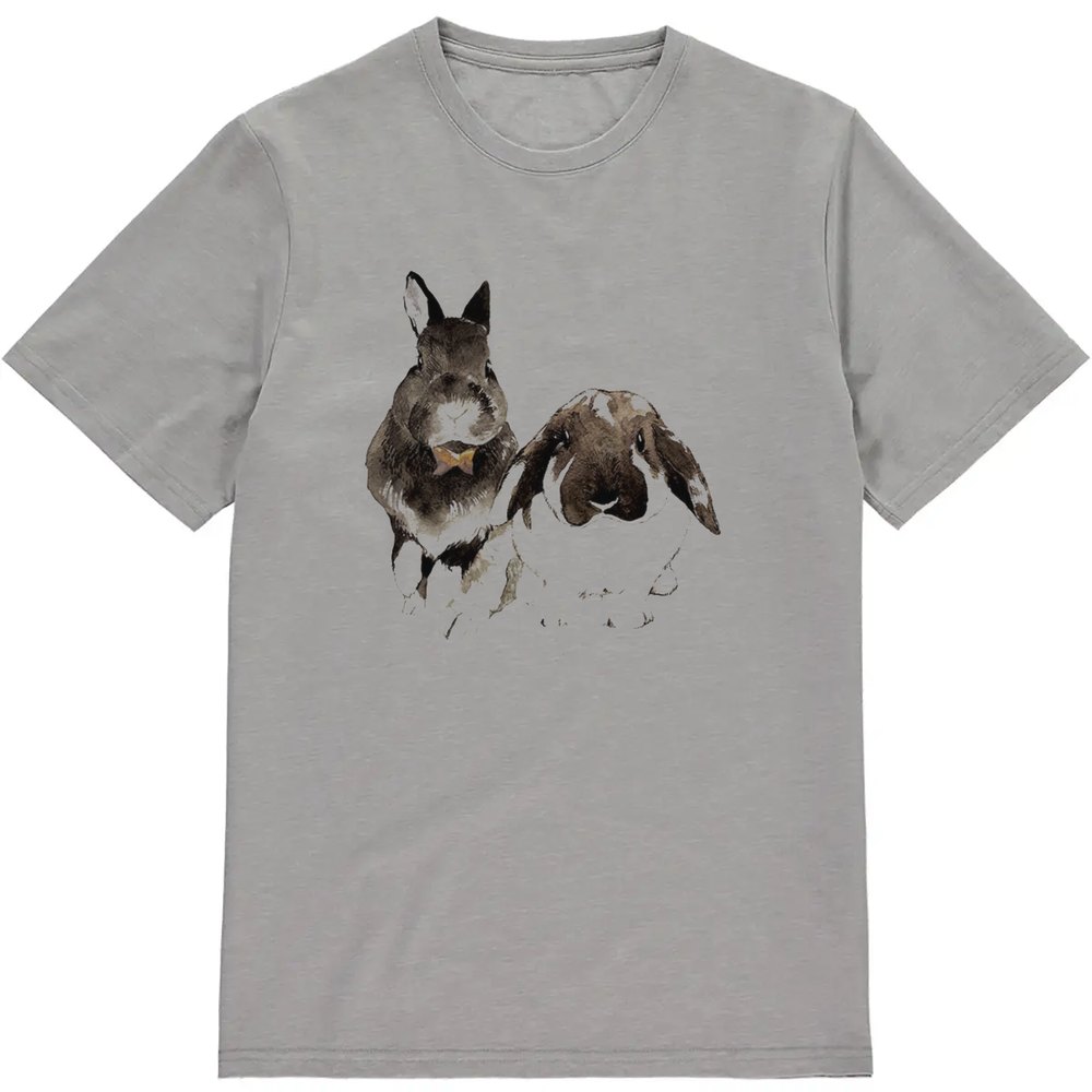 Regular Fit Printed T-Shirt Rabbits — image 3