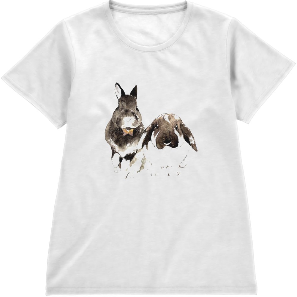 Regular Fit Printed T-Shirt Rabbits — image 4