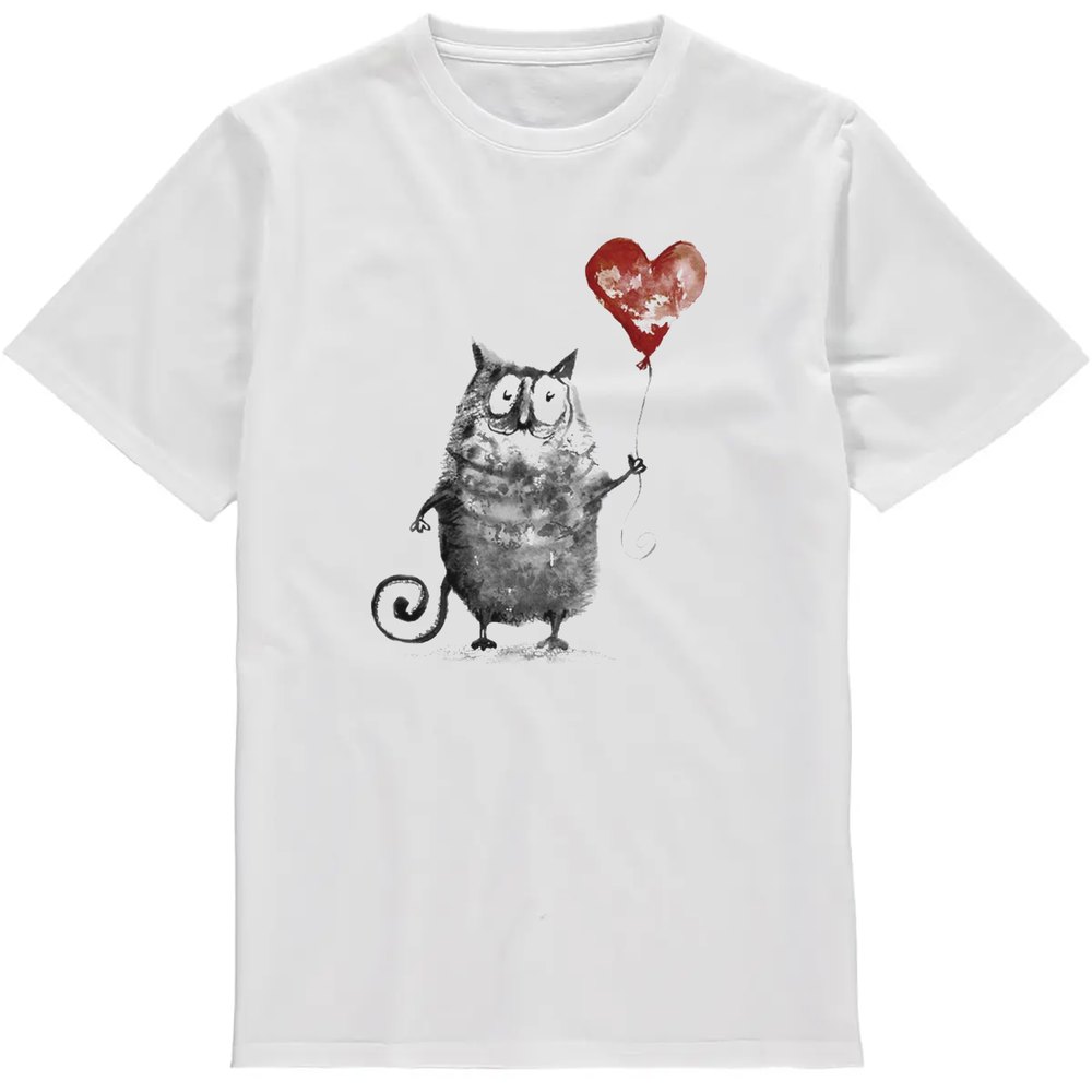 Regular Fit Printed T-Shirt Cat — image 2