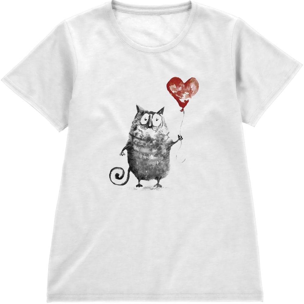 Regular Fit Printed T-Shirt Cat — image 4