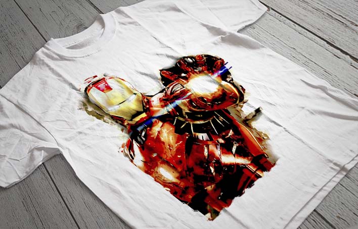 Regular Fit Printed T-Shirt Ironman