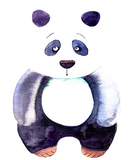 Regular Fit Printed T-Shirt Panda — image 6