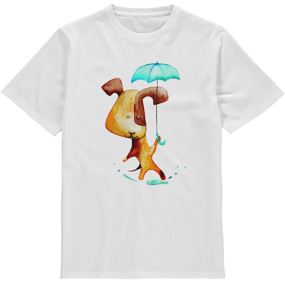 Regular Fit Printed T-Shirt Dog — image 2