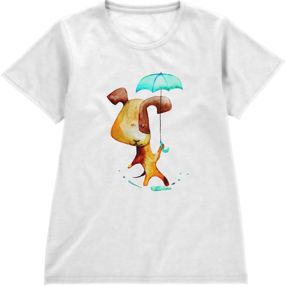 Regular Fit Printed T-Shirt Dog — image 4