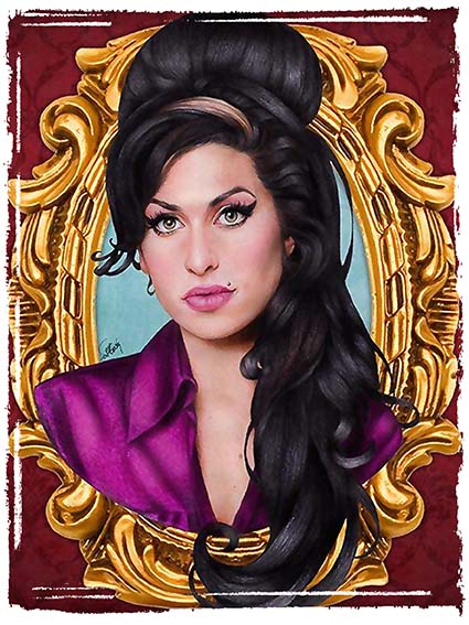 Regular Fit Printed T-Shirt Amy Winehouse — image 6