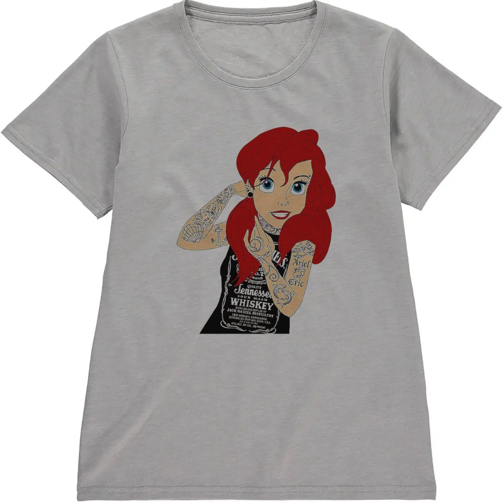 Regular Fit Printed T-Shirt Ariel with Tattoos — image 5