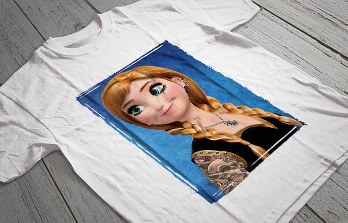 Regular Fit Printed T-Shirt Anna Frozen