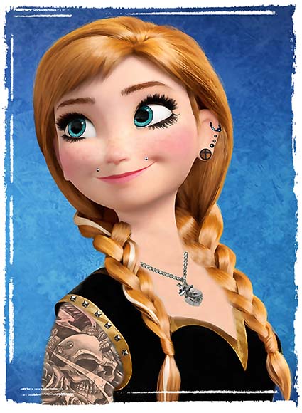 Regular Fit Printed T-Shirt Anna Frozen — image 6