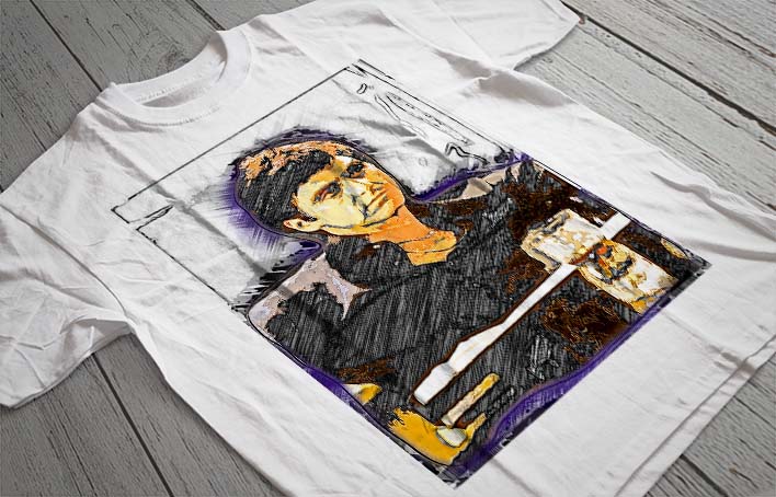 Regular Fit Printed T-Shirt Al Pacino