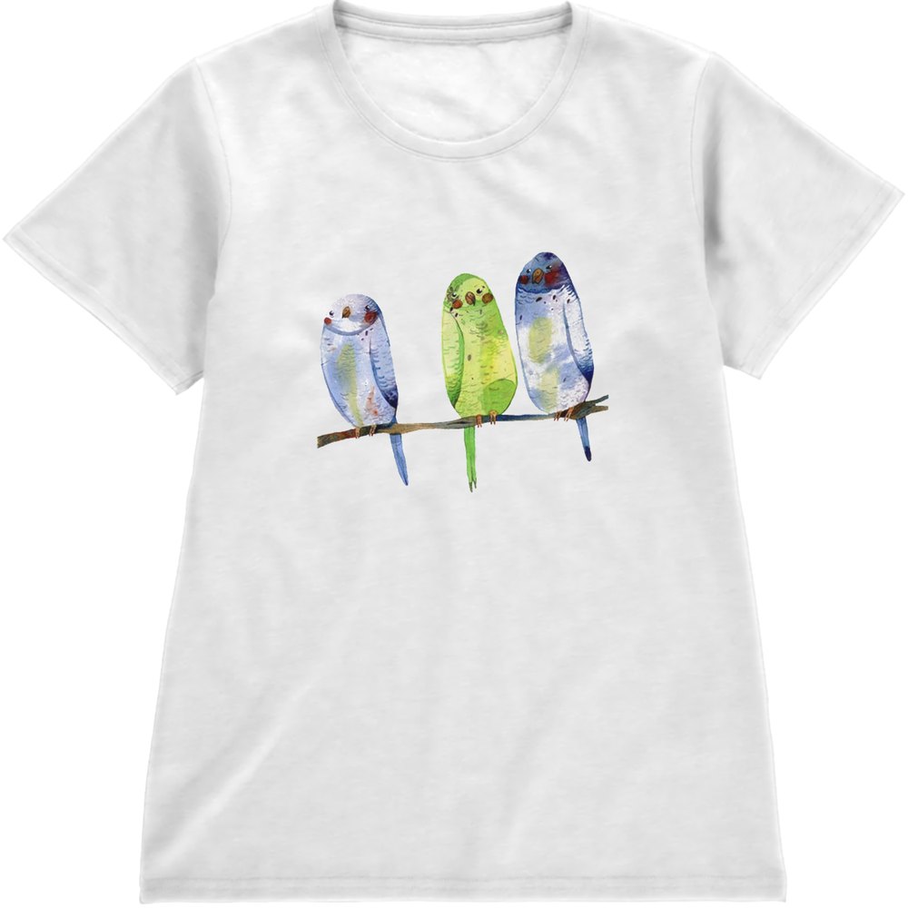 Regular Fit Printed T-Shirt Birds — image 4