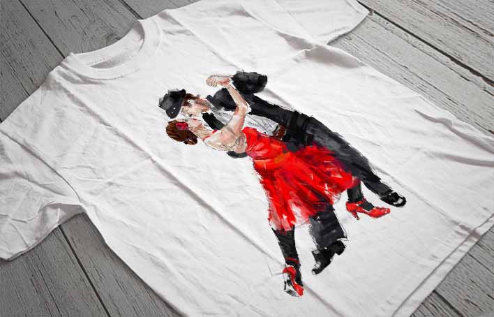 Regular Fit Printed T-Shirt Dancers