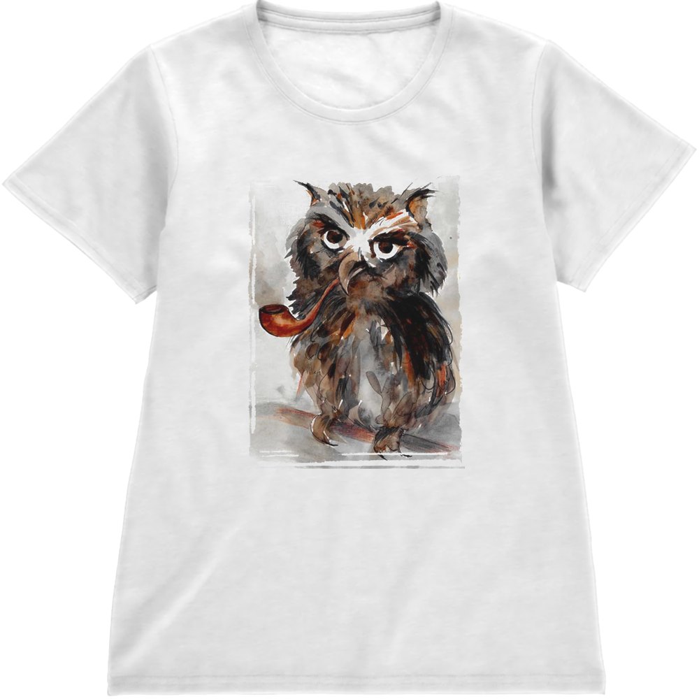 Regular Fit Printed T-Shirt Owl — image 4