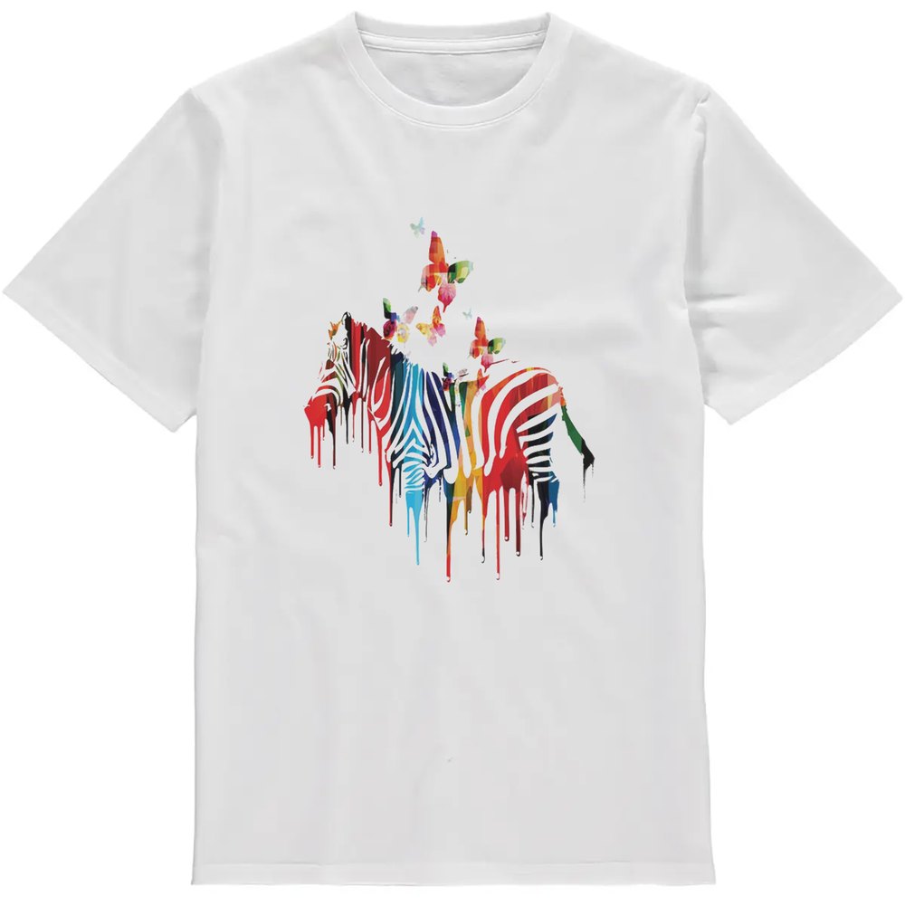 Regular Fit Printed T-Shirt Zebra — image 2