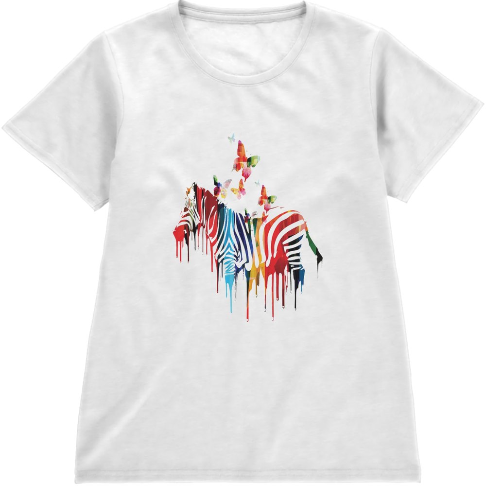Regular Fit Printed T-Shirt Zebra — image 4
