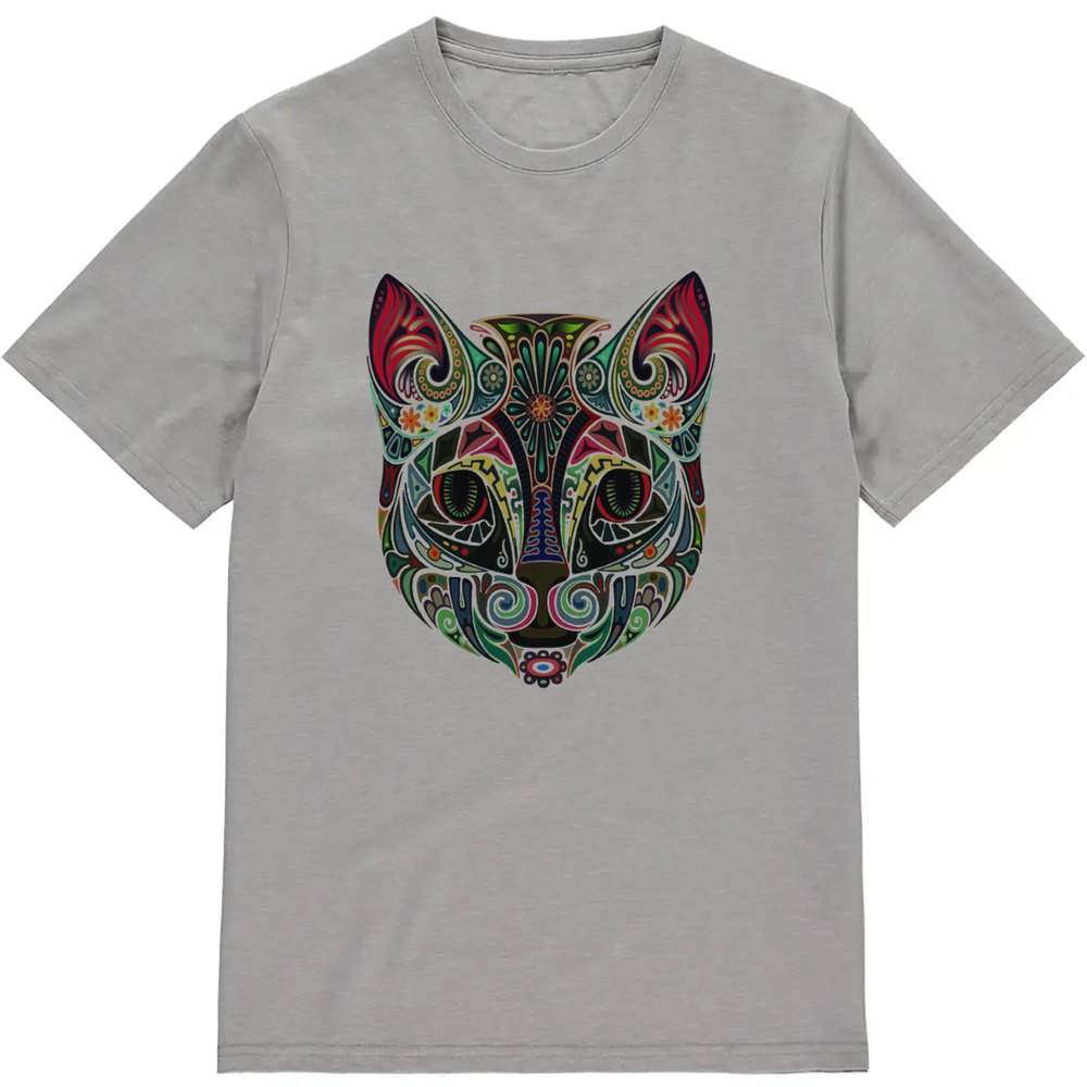 Regular Fit Printed T-Shirt Cat — image 3