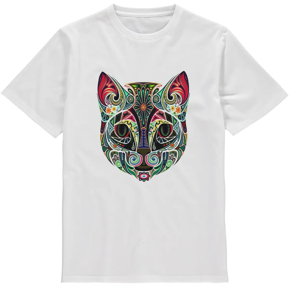 Regular Fit Printed T-Shirt Cat — image 2