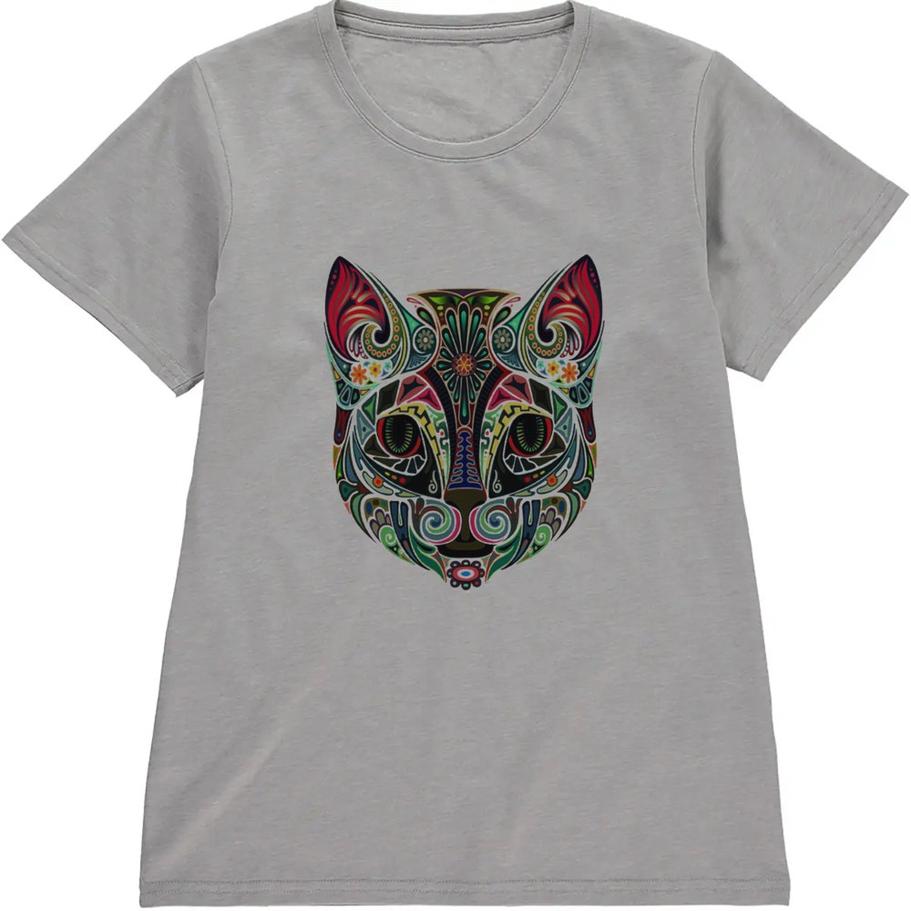 Regular Fit Printed T-Shirt Cat — image 5