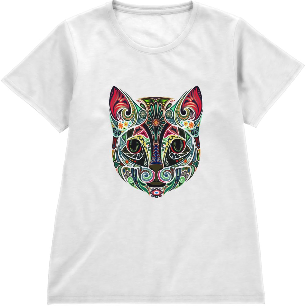 Regular Fit Printed T-Shirt Cat — image 4