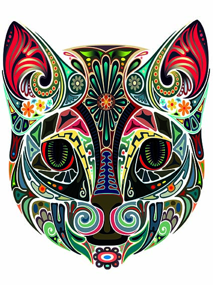 Regular Fit Printed T-Shirt Cat — image 6