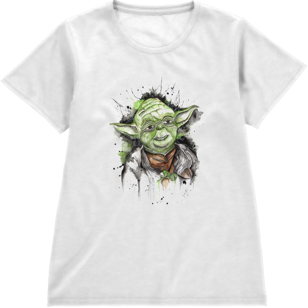 Regular Fit Printed T-Shirt Yoda — image 4