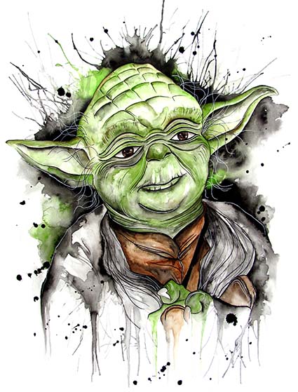 Regular Fit Printed T-Shirt Yoda — image 6