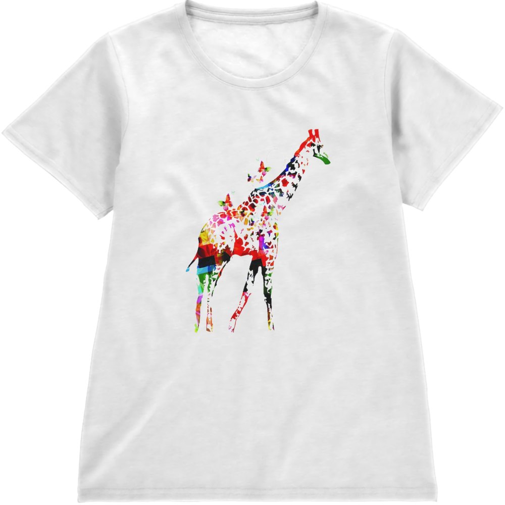 Regular Fit Printed T-Shirt Giraffe — image 4