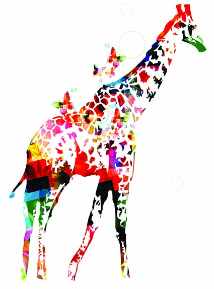 Regular Fit Printed T-Shirt Giraffe — image 6