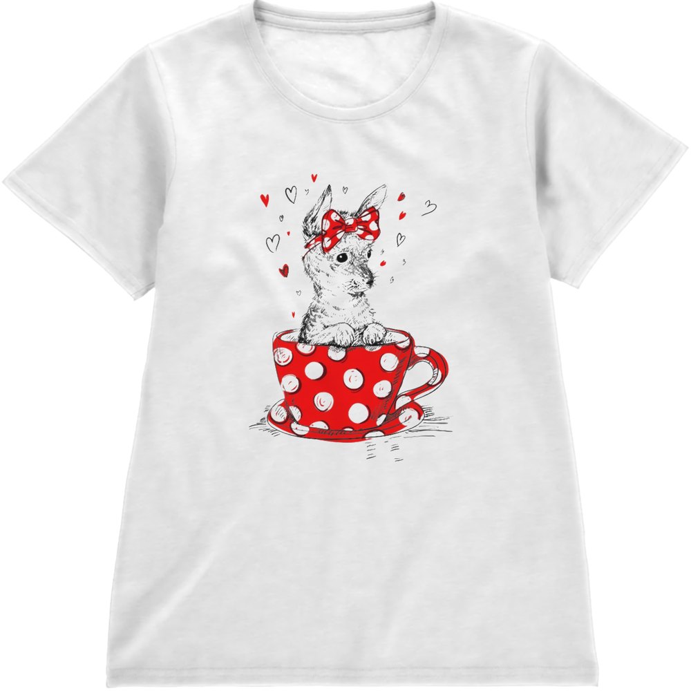 Regular Fit Printed T-Shirt Dog in Teacup — image 4