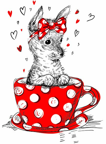 Regular Fit Printed T-Shirt Dog in Teacup — image 6