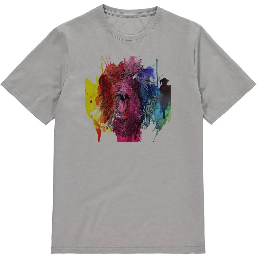 Regular Fit Printed T-Shirt Lion — image 3