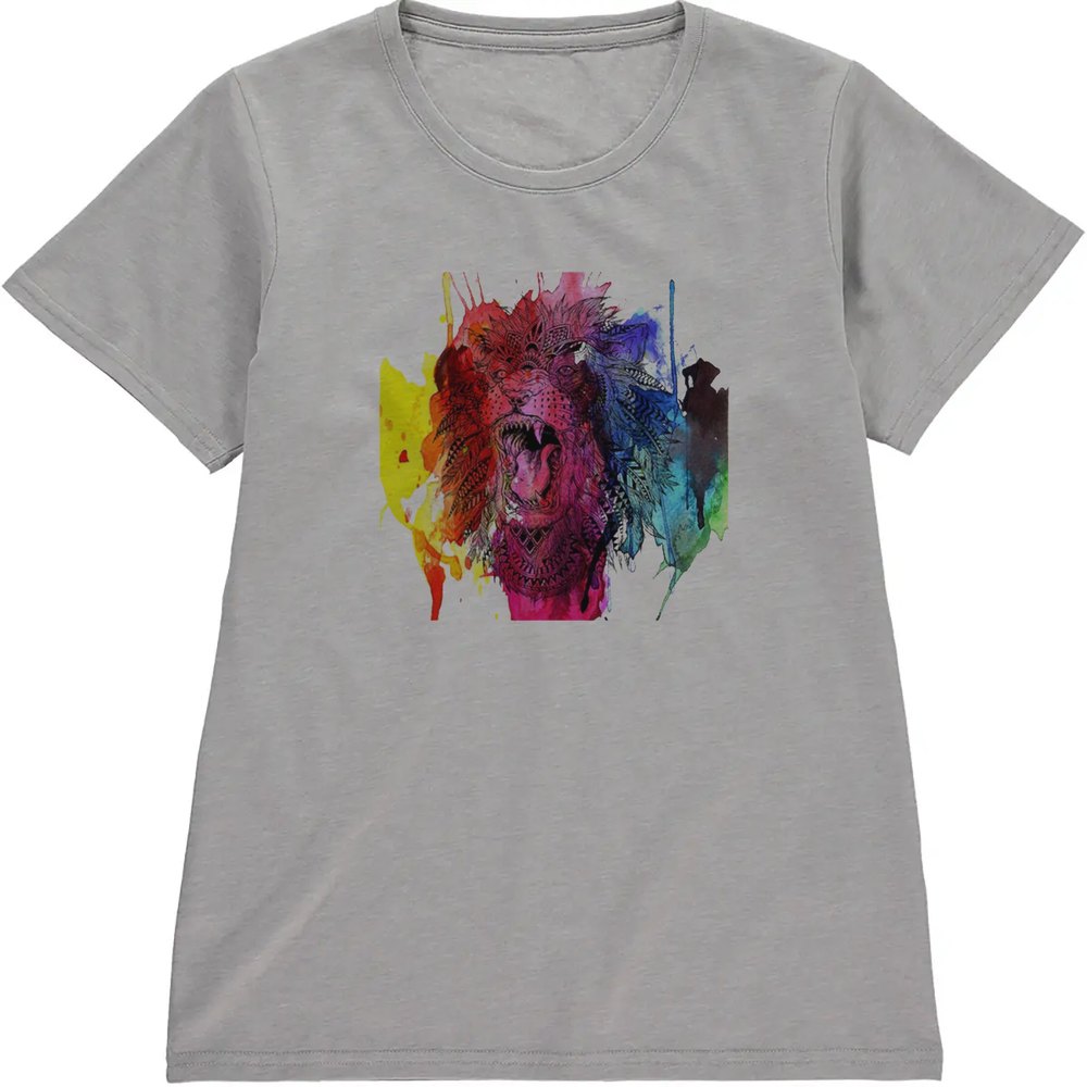 Regular Fit Printed T-Shirt Lion — image 5