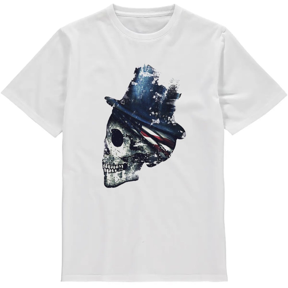 Regular Fit Printed T-Shirt Skull — image 2