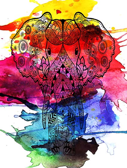 Regular Fit Printed T-Shirt Elephant — image 6